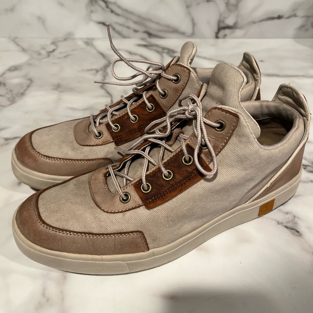 Men’s Timberland Beige and Brown Sneakers